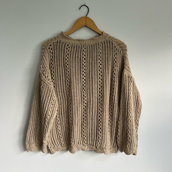 Luisa Ricci Women’s Tan Knitted Sweater - Picture 4 of 5